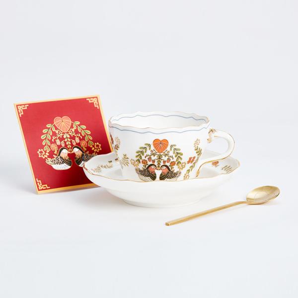 Ready To Ship In Stock 2Pieces Ceramic Cup And Saucer Set Dinnerware Ceramic Coffee Mugs