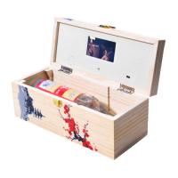 OEM magnétique Autoplay de boîte-cadeau d'écran d'affichage à cristaux liquides avec la batterie rechargeable