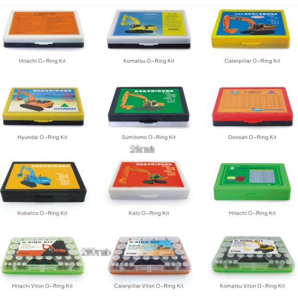 Heat Resistant O Rings And Seals Sumitomo Giant O Ring Kit Box Optional Color