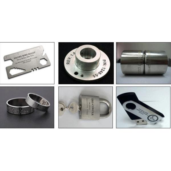Mini Fiber Laser Marking Machine For Bearing Metal Parts Jewelry Plastic Bird Ring