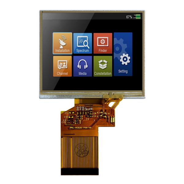 640*480 3.5 Inch TFT LCD Screen Resistive Touch Panel For Retro Handheld Game