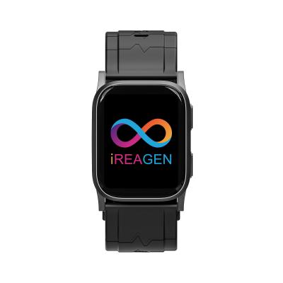 Black Smart Wearable Fitness Tracker Blood Pressure Watch with SOS