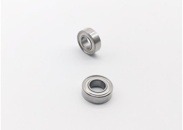 Premium S681 Stainless Ball Bearings , Miniature Ball Bearings With Metal Cage 1*3*1mm