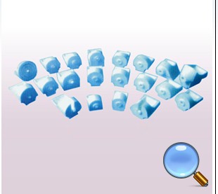 Horizontal Quartz Dental Crucible , Dental Lab Instruments Long Lasting