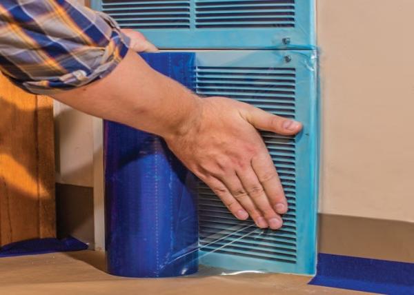 Película protetora de vidro do metal porta resistente ao calor clara azul da janela do risco do filme do PE da anti