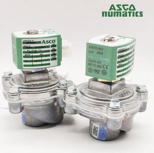 Heavy Duty SCG353G043 ASCO Solenoid Pulse Valve Wide Pressure 0.35-8.5 Bar 3/4 Aluminium Body