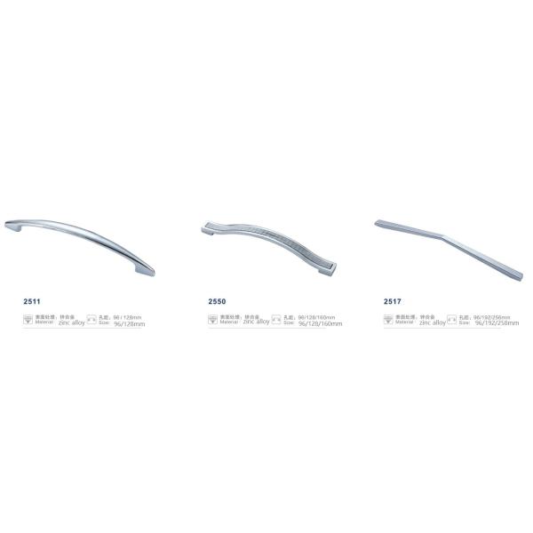 Punhos ligas de zinco para a porta/gaveta/mobília/armário 64-320mm 96/128/160/192/256mm