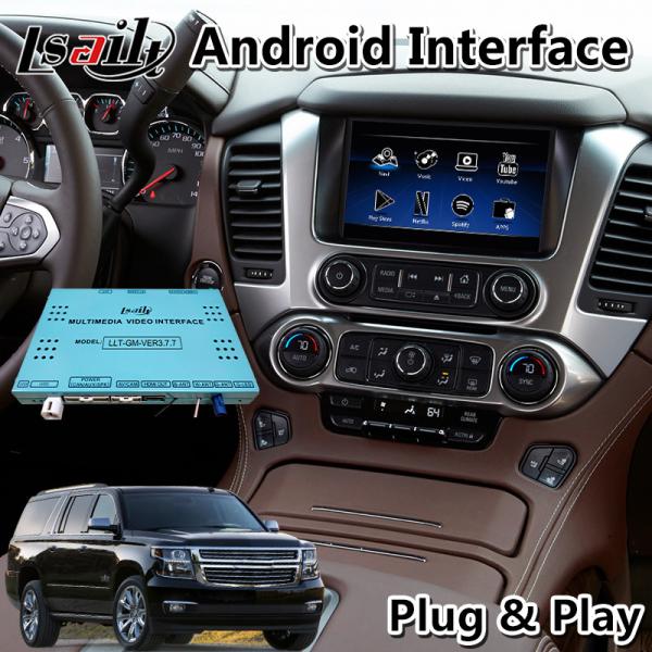 Relação video dos multimédios de Lsailt Android Carplay para Chevrolet Suburban GMC Tahoe