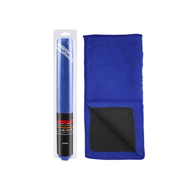 30*30cm Blue Customized Clay Rag For Cars Clay Bar Microfiber Towel