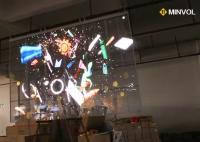 Le transparent de forte stabilité polychrome de haute qualité de l'éclat P3.9_7.8 a mené Mesh Screen Led Transparent Display