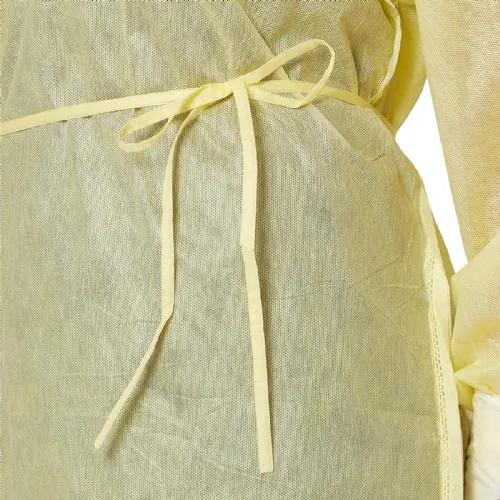 Customized High Quality Disposable Surgical Gowns Breathable Isolation Gown PP PE Gown Beautiful Price Export Factory