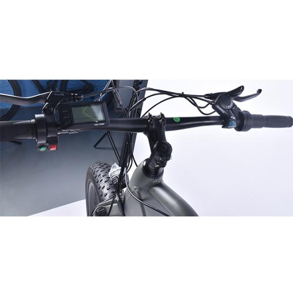 26in Fat Tire Electric Hunting Bike 1000w Alloy Frame With KMC Chain