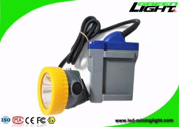 LED Cree Miners Helmet Light 15000Lux 6.6Ah Rechargeable 216lum Miner Cap Lamp For Underground