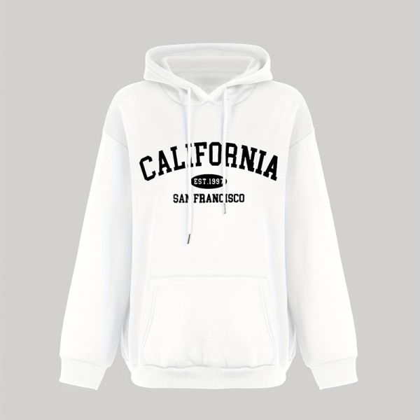 Knit 440g Women Sweatshirts Polyester Cotton Blend  Gray Sweatshirt Womens