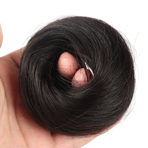 Natural Fashion Hair Chignon Longest hair ratio 50% Heat Resistant Advantage