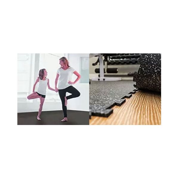20MM Tiles Interlocking Floor Mat Gym Rubber 500*500 EPDM