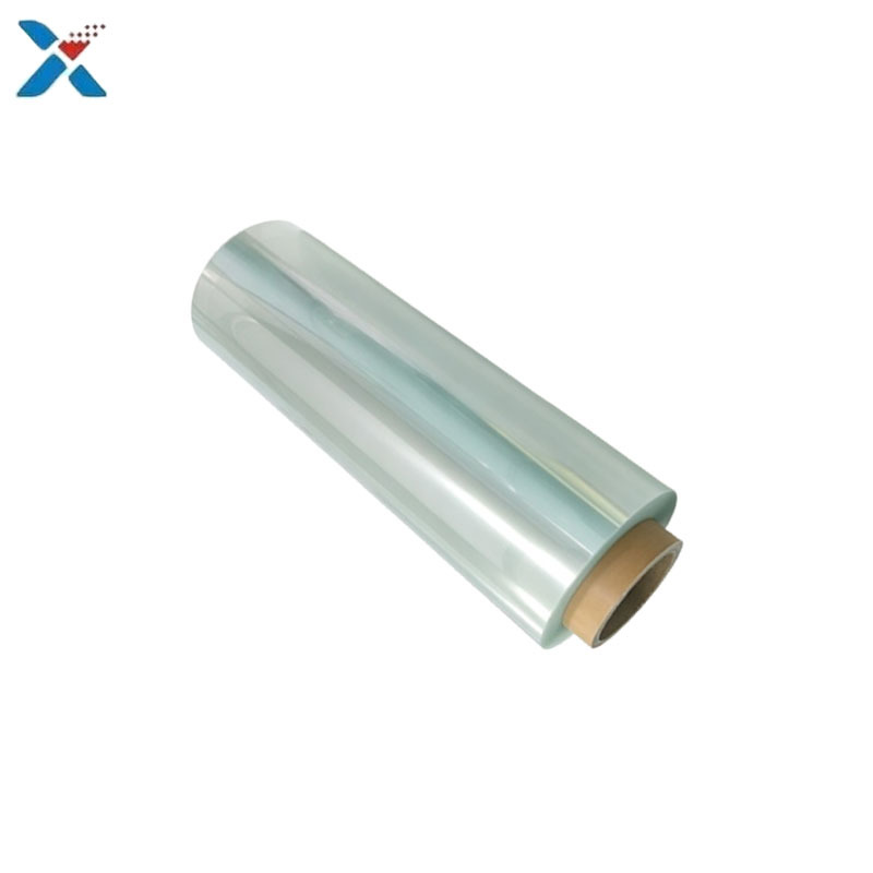 Double-Sided Coated Clear PET Film with Light Transmittance >90% and Heat Shrinkage MD 1.0% TD 0.4% for Precision Printing