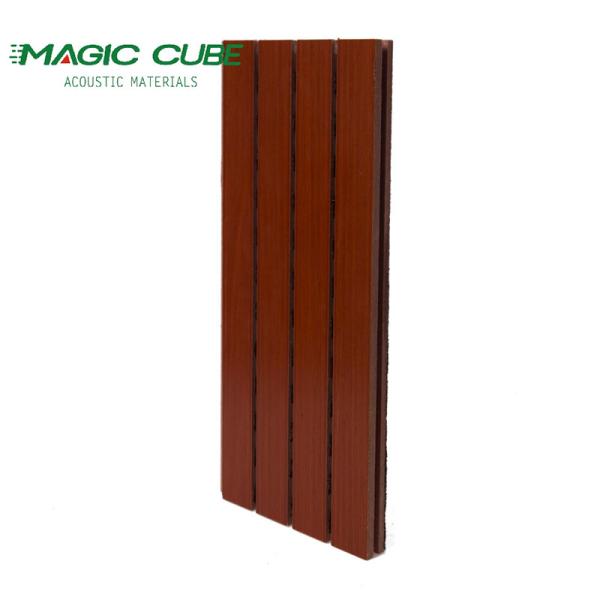 New Arrivals Noise Reduction Customize Grooved Wood Panels For Interior Walls European Style