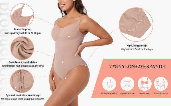 Corretor de barriga sem costura Corretor de corpo Hexin Corretor de peso em uma peça para mulheres