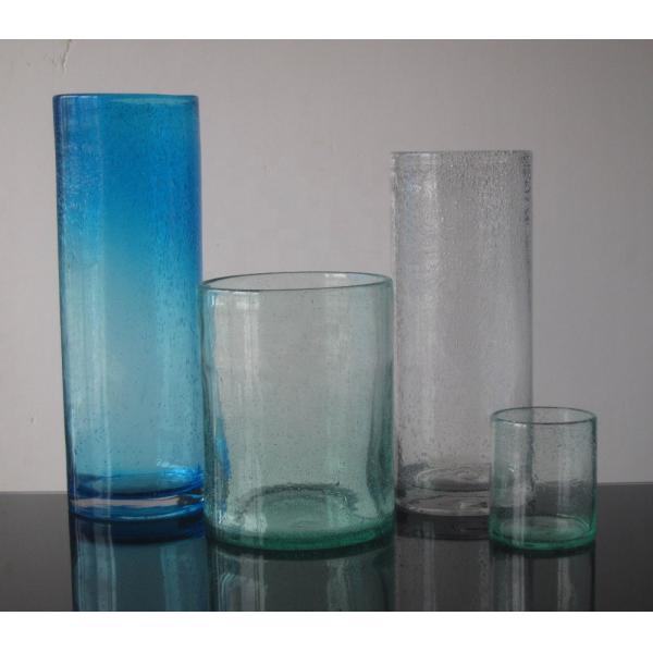 Handmade толстая ваза сплошного цвета стены декоративная стеклянная