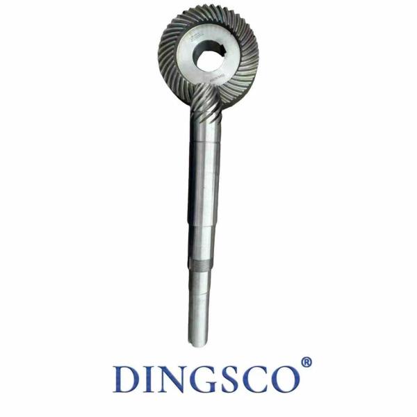 High-Precision Transmission Orthogonal Grinding Gear with ISO 4-6 Grade Accuracy and Steel Material for Extra Long Integral Shaft Gear