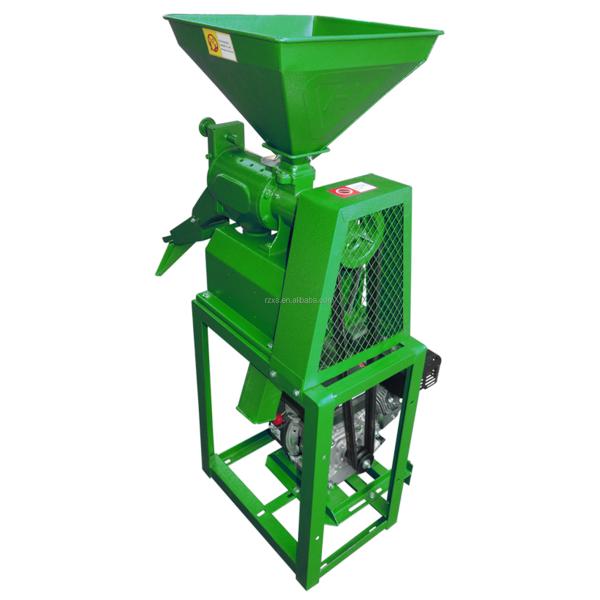Home Diesel Engine Small Scale Portable Auto Polisher Peeling Rice Milling Machine