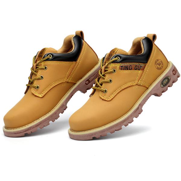 Ломать ботинок безопасности рабочий-строителей анти- и ботинки Мартин анти- ботинок укола высокие верхние великобританские