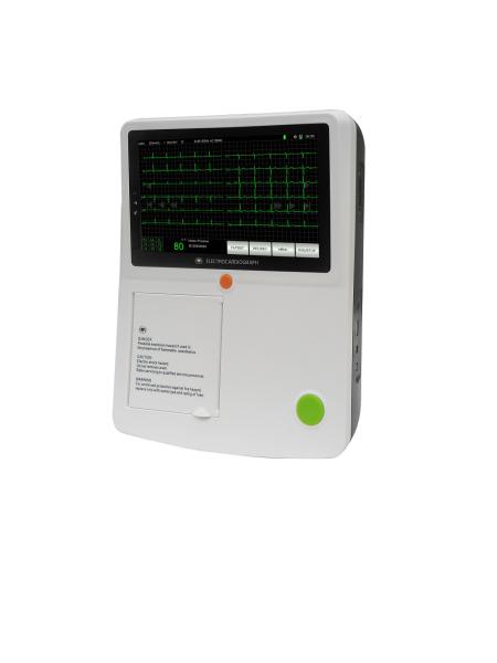 Eletrocardiógrafo esperto médico da máquina de Digitas seis ECG do armazenamento alto com software livre