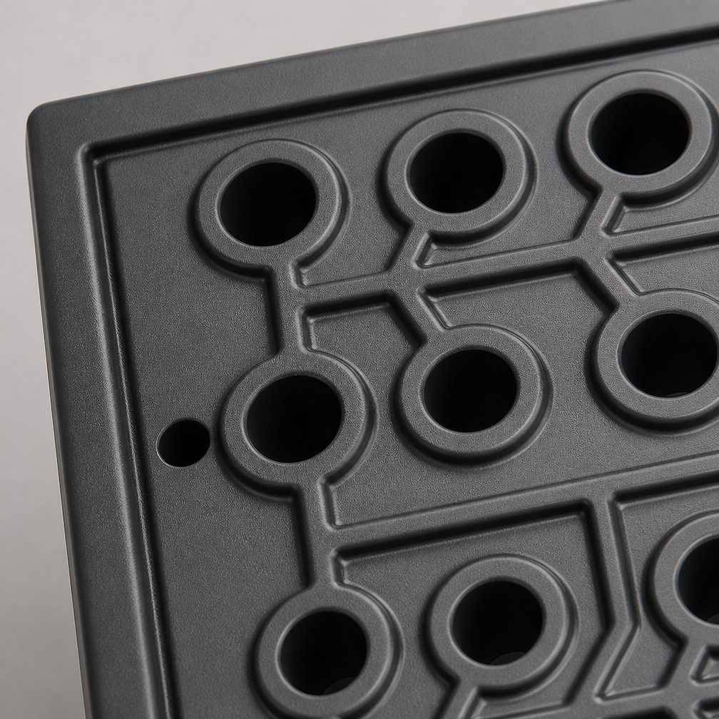 Heavy Duty ABS Vacuum Formed Hydroponic Grow Tray Custom Thermoformed Seedling Flat for Microgreen Nursery