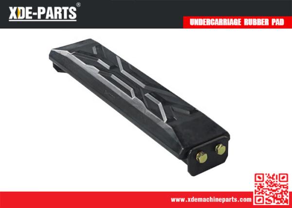 XDE Bolt On Rubber Pad 800X165X80 Rubber Pad Excavator Rubber Pad For Sale