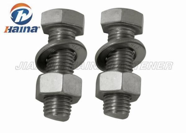 GB Half Thread Hexagon Head ss304 ss316 M4-M36 Thumb Bolts And nut
