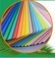 Lightweight 3mm 4mm Rigid PVC Foam Board coloured For Advertising Signs Board