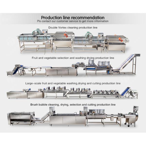 Fruit and vegetable selection, cutting and washing production line Fruit Vegetable FOOD processing production Machine