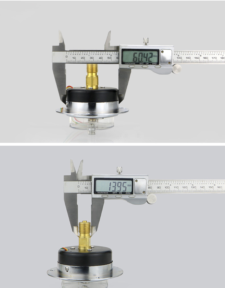 380V 30A Electric Contact Vacuum Pressure Gauges with Adjustable Limits Range 0-600bar