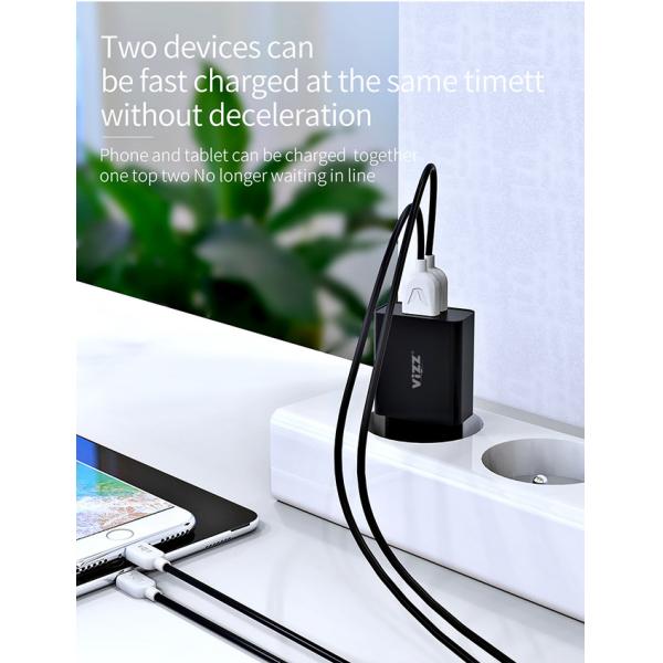 Заряжатель двойного сотового телефона ЕС США портов USB стандартного портативного быстрый