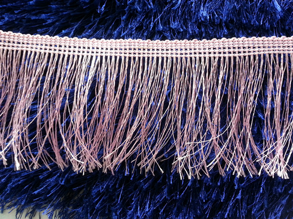 Delicate wholesale ODM polyester fringe trimming tassel for table cloth sofa decoration