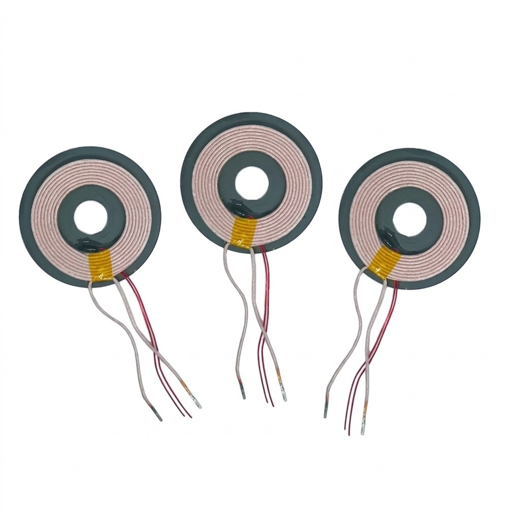 G45 6.3uH Wireless Charging Coil Inductor with 45mm Diameter for 5W - 10W Power Transfer