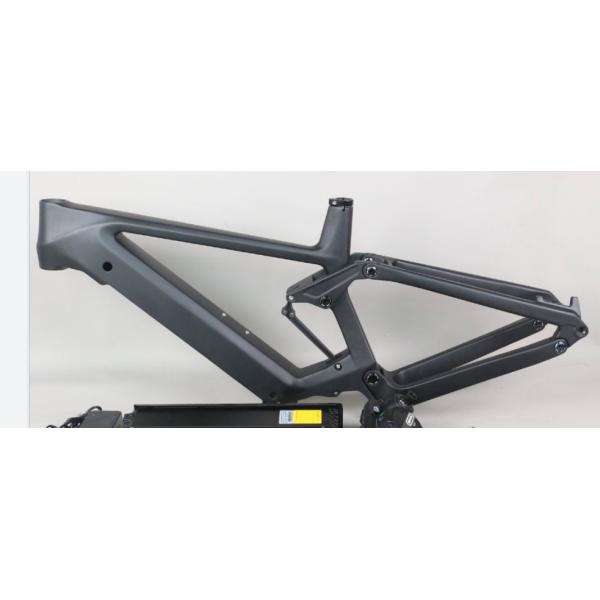 T1000 Carbon Fiber Full Suspension Electric Bike Frames Boost Disc Brake