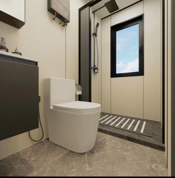Installation rapide 20 pieds maison de conteneurs extensible 40 ans Durée de vie 6 tonnes Poids