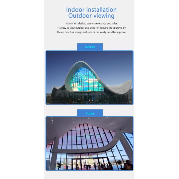 P20 P30 P40 pantalla de película LED pantalla de pantalla de vidrio gigante pantalla publicitaria