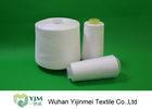 50S /2/3 Counts Bright Poly Spun Yarn Sinopec Staple Fiber Z Twist