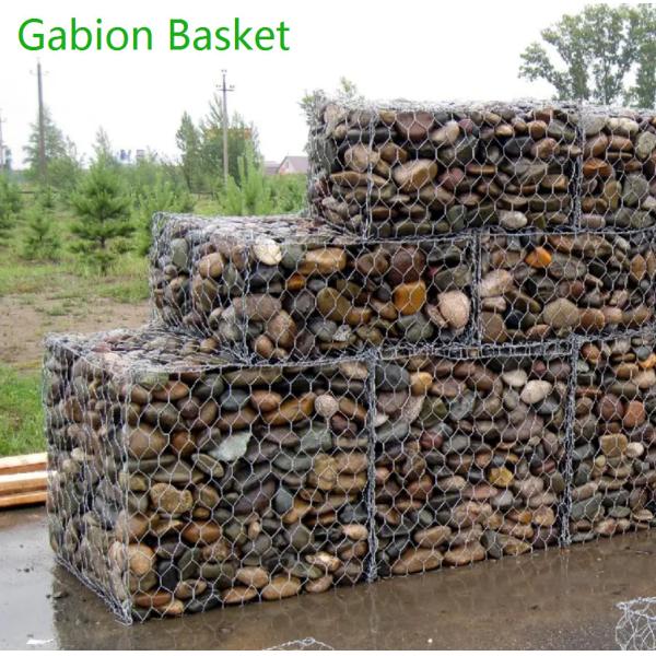Морская стойкость корзины Gabion предохранения от морской дамбы 2x1x1m гальванизированная высокая