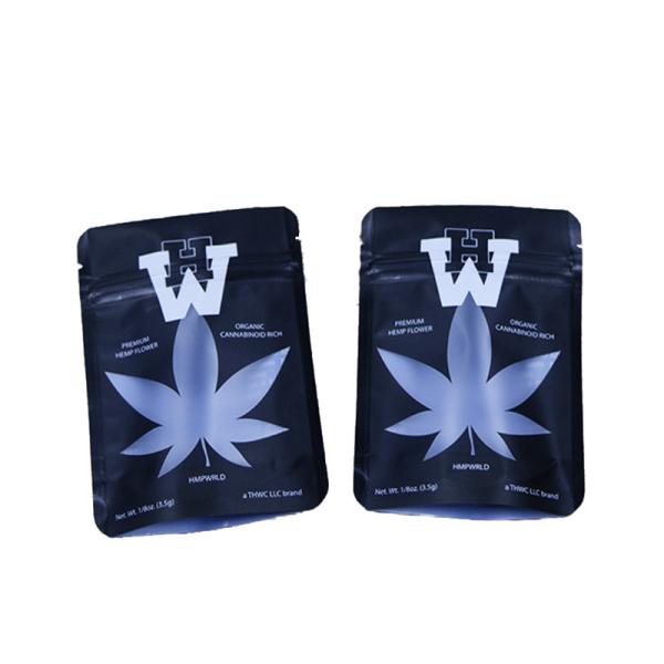 Matte Black Stand Up Aluminum Foil Zipper Zip Lock Bag Package Pouch Packaging Mylar Bag