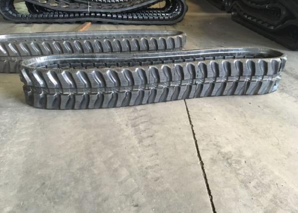 Yanmar B17.3 Sv17 Excavator Rubber Tracks 230 * 72mm For Construction Machinery