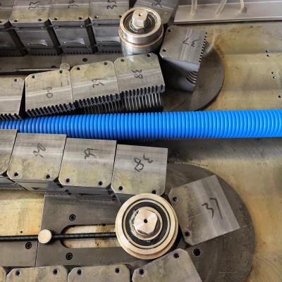 Automatic Ventilation Hose Extrusion Line HDPE Double Wall Corrugated Fresh Air Pipe Manufacturing Machine