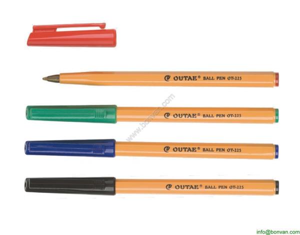 hexagonal body office pen,hexagonal promotional simple pen
