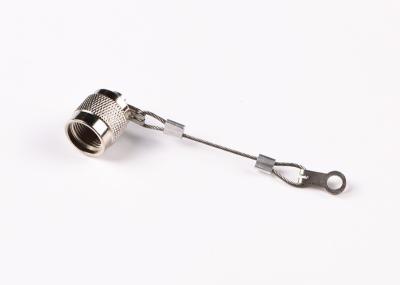Conector folheado a níquel da polaridade TNC do reverso 50Ohm volume pequeno com corrente do tampão