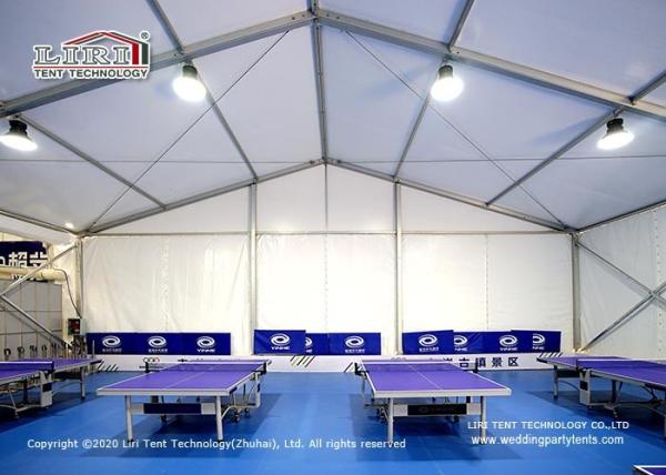 UV Resistant Table Tennis 21m Sport Event Tents With PVC Sidewall