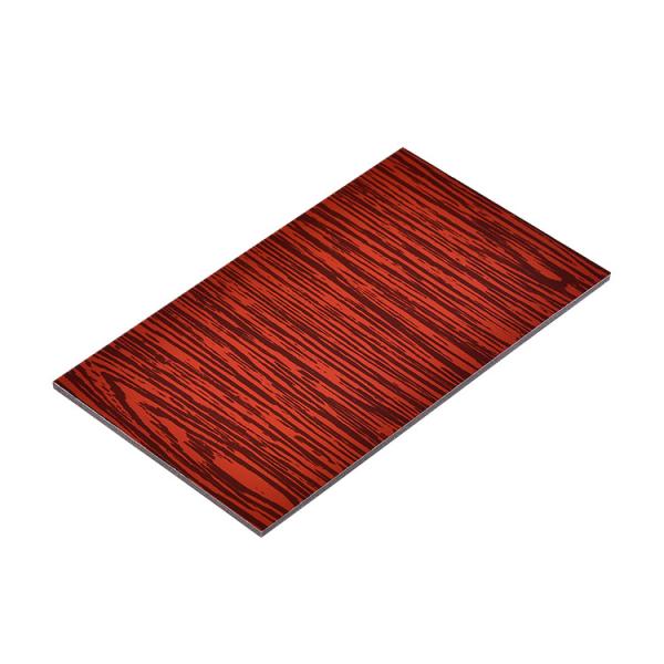 PE/PVDF Coated Wooden Aluminum Composite Panel Lightweight