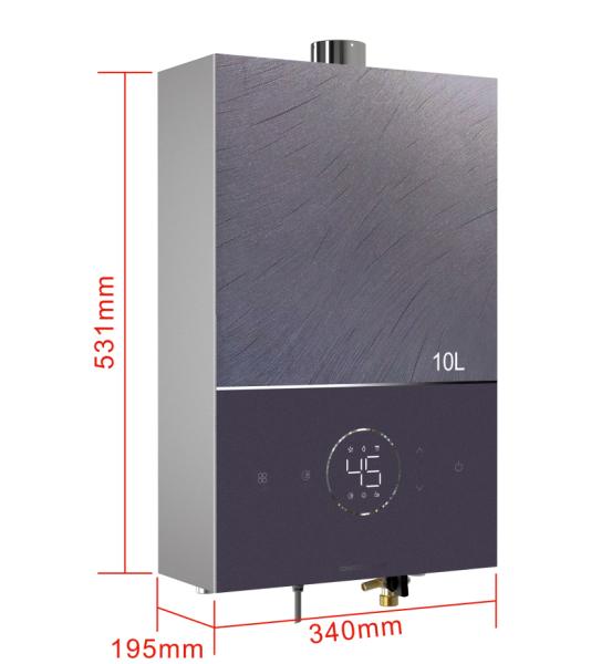Twin Wall Chimney Gas Water Heater Inside House Safe For Airtight Rooms & High Rise Homes